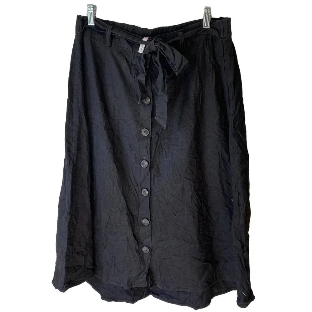 Poly Lulu Hi low Maxi Skirt Women Size XL -1X